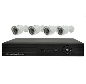 Видео- наборы 4CH CCTV наблюдения автономные камеры пули иК DVR + 700TVL