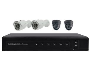 Домашние системы 4CH автономные DVR и иК камеры слежения придают куполообразную форму: камеры