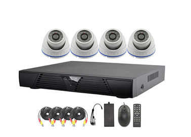Крытые системы камеры слежения CCTV канала DVR купола 4 с внутренней системой синхронизации