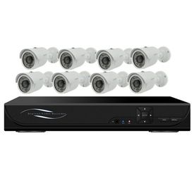 набор 8CH DVR, камеры слежения CCTV пули иК металла 8CH DVR + 8PCS