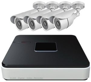 видеозаписывающие устройства разрешения в реальном масштабе времени DVR HDMI 4ch D1 с камерой пули иК 4 и необходимыми наборами