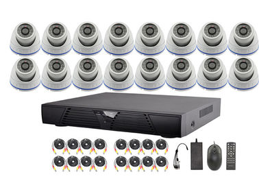 16 систем камеры слежения наблюдения канала AHD DVR видео- с объективом 3.6-16mm фикчированным