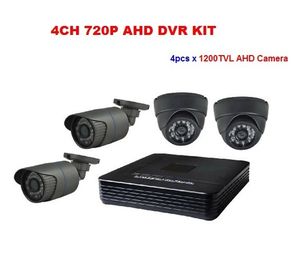 Наборы HD 720P 4CH AHD, наборы 4CH P2P AHD DVR, система видеокамеры DVR AHD